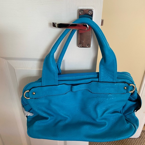 Turquoise bestini handbag - Picture 2 of 5